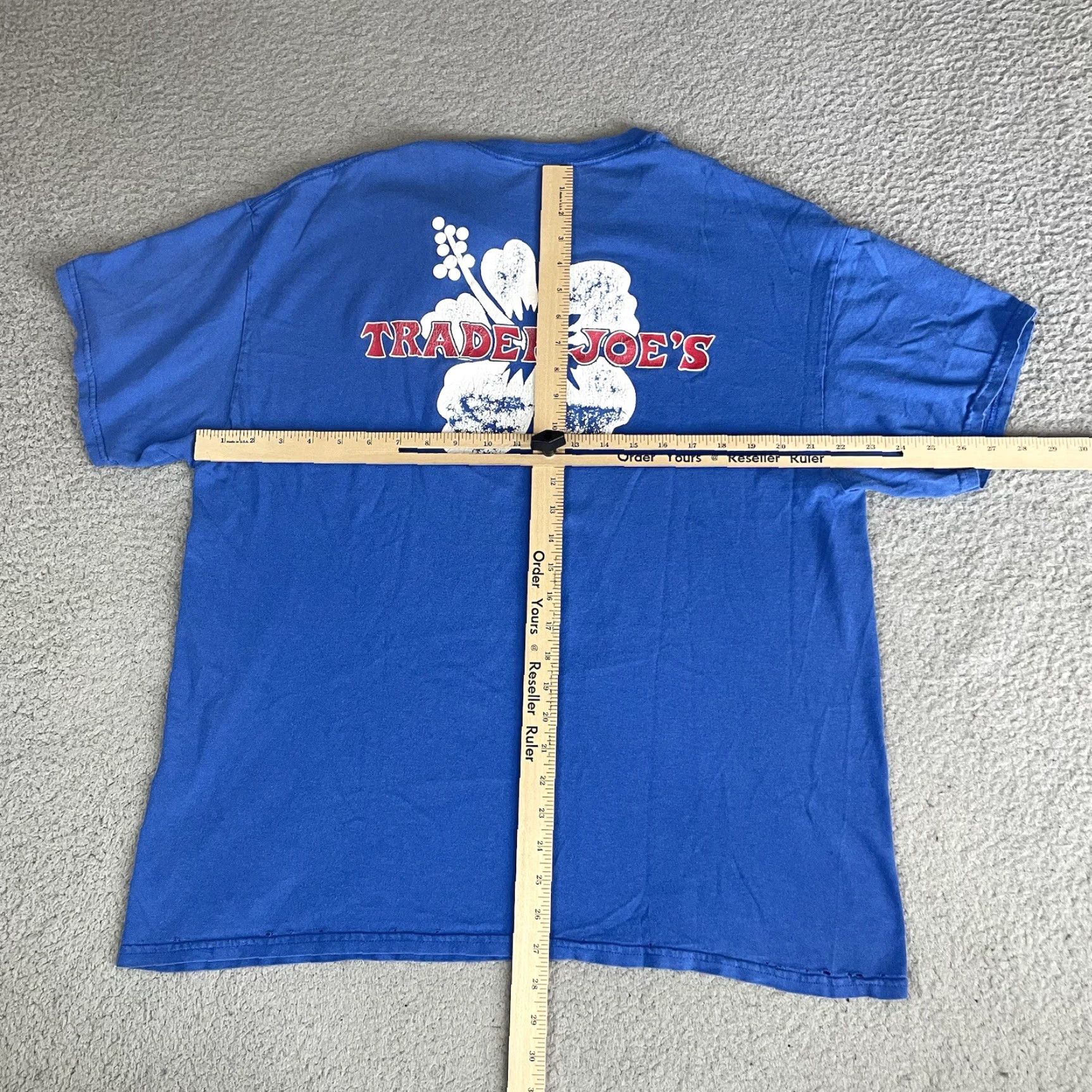 Port & Company Trader Joe’s T Shirt Adult XL Blue Port & Company Unisex Short Sleeve Crew Neck Logo All Seasons Easy Care Vintage No (Note: Vintage is No per data) Size US XL / EU 56 / 4 - 7 Thumbnail