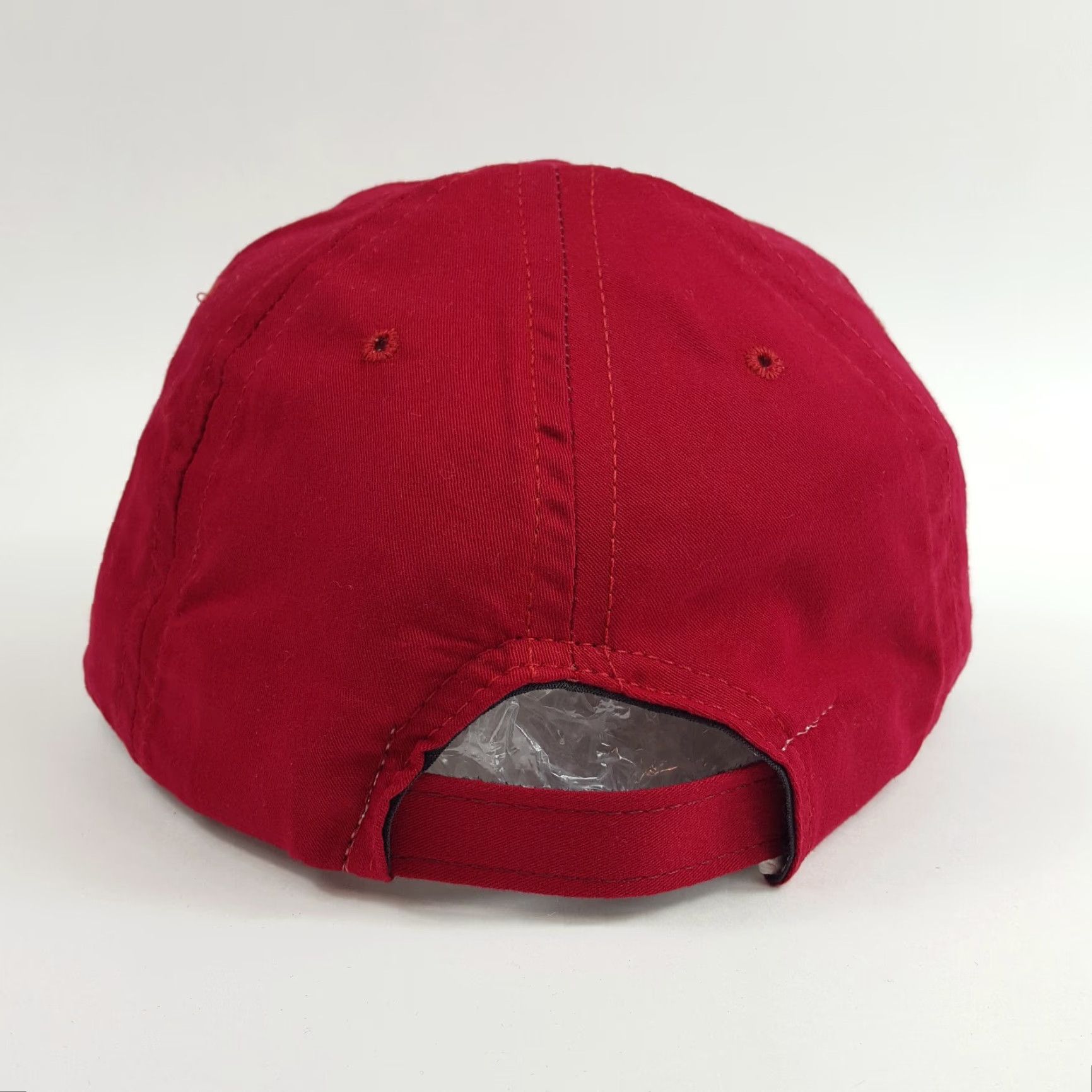 Vintage VINTAGE Town Talk Hat Baseball Cap Twill Red Adjustable Strap 90s Size ONE SIZE - 4 Thumbnail