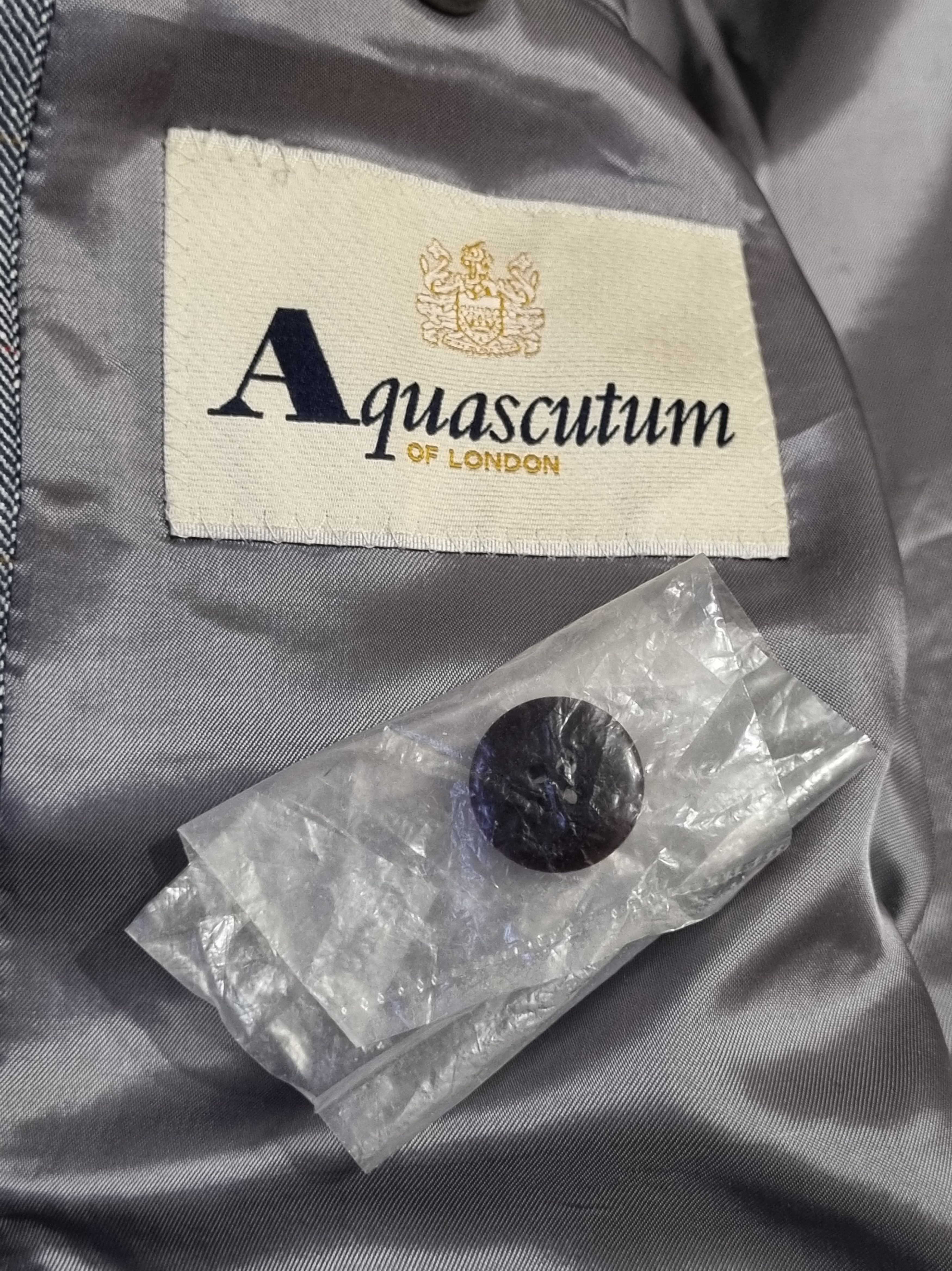 Aquascutum Aquascutum London Wool Blazer Suit Jacket Size 40L - 11 Thumbnail