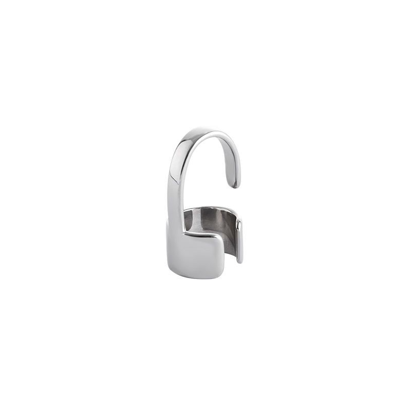 Jewelry Punk Jewelry Rings Open Size Chrome Ring (Size 7-13) Size ONE SIZE - 5 Thumbnail