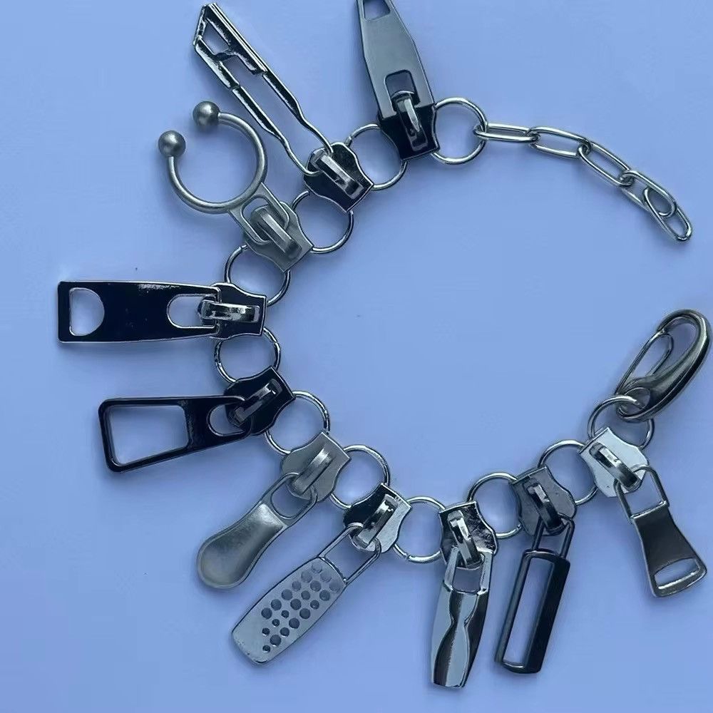 Jewelry × Vintage Cyber Punk Zipper Bracelet Size ONE SIZE - 7 Thumbnail