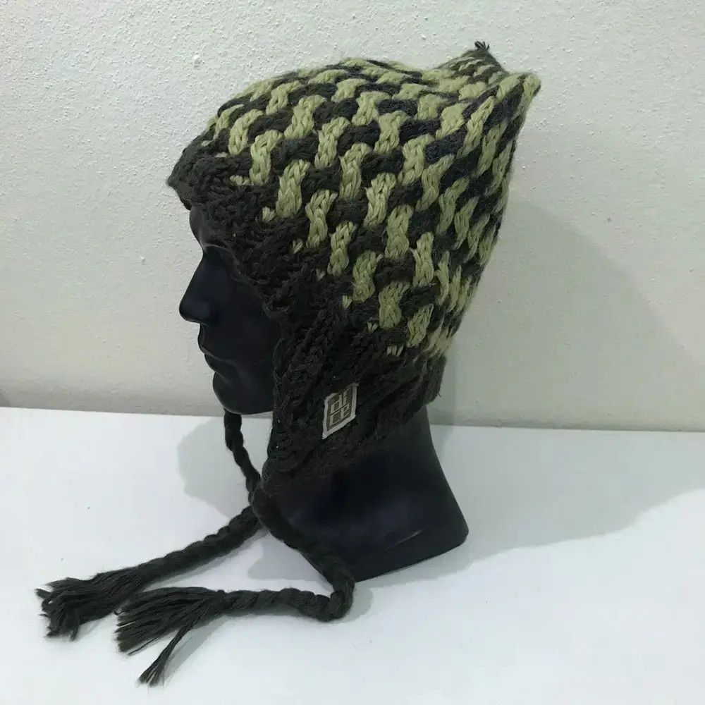 Japanese Brand Japanese Brand Dice Small Logo Earflap Beanie Hat Size ONE SIZE - 2 Thumbnail