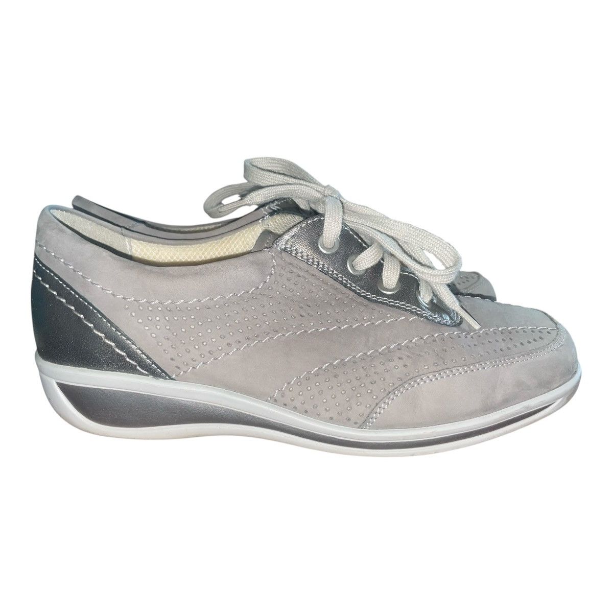 Other Women’s Ara soft Luftpolster sneakers leather gray size : 5 Size US 5 / IT 35 - 1 Thumbnail