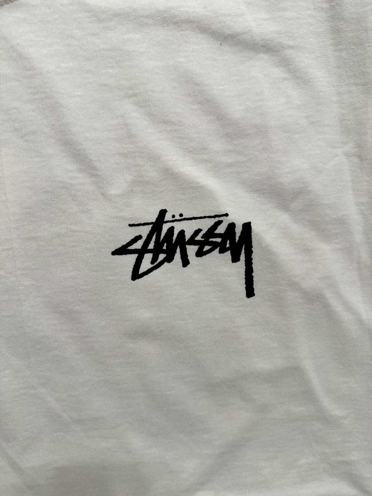 Stussy White Stussy Pecan Tee Size US M / EU 48-50 / 2 - 2 Thumbnail