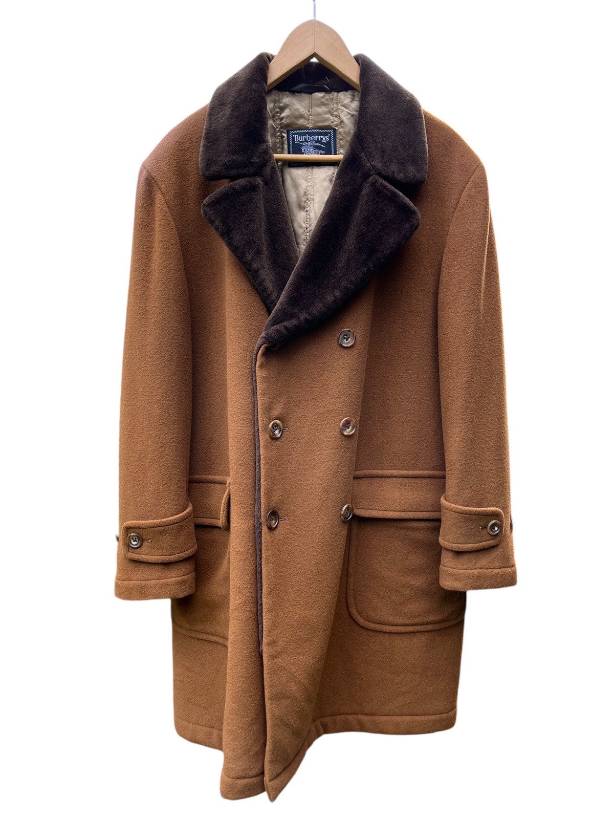Burberry Vintage Burberry wool heavy long coat Size US L / EU 52-54 / 3 - 1 Thumbnail
