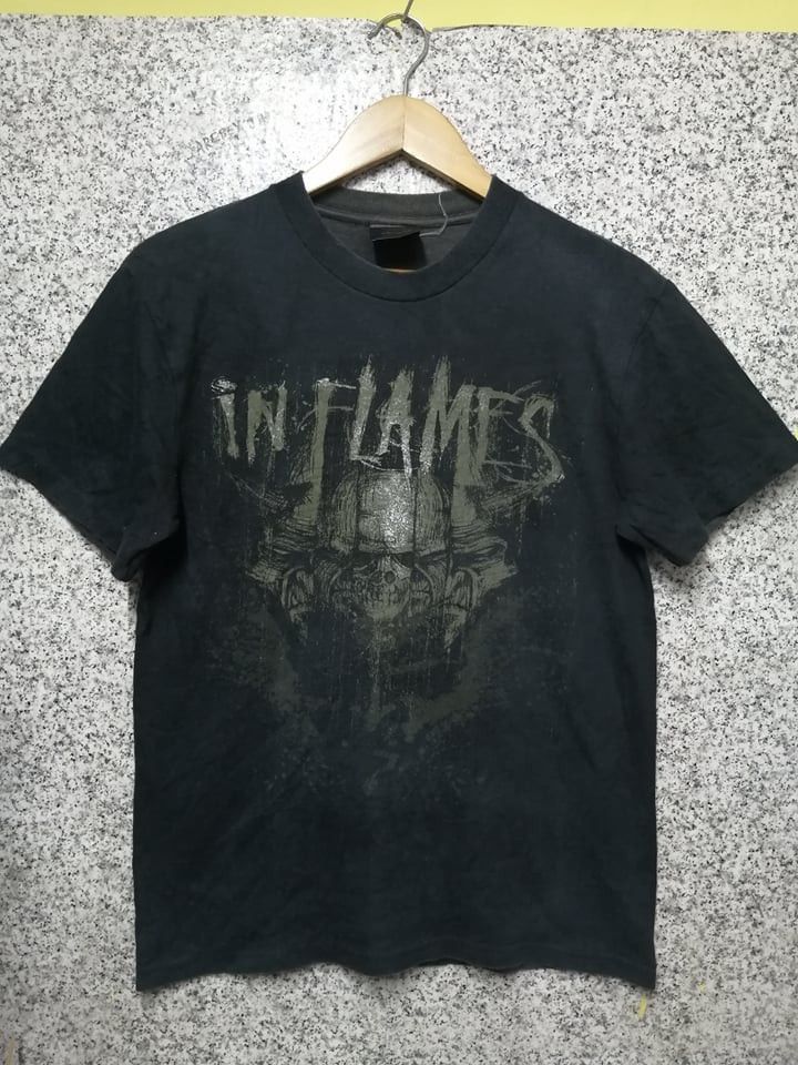 Band Tees × Vintage 2009s In Flames Tour Shirt Size US S / EU 44-46 / 1 - 1 Thumbnail