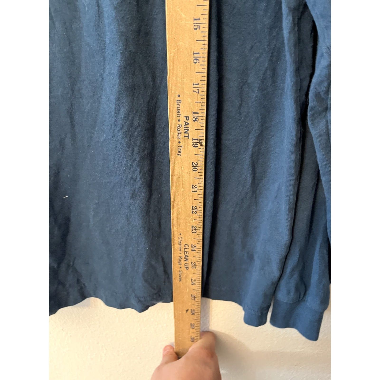 Gap Gap Shirt Men S Blue Crew Neck Long Sleeve T-Shirt Solid Knit Cotton Regular Fit - 1990s? (no decade implied) Size US S / EU 44-46 / 1 - 5 Thumbnail