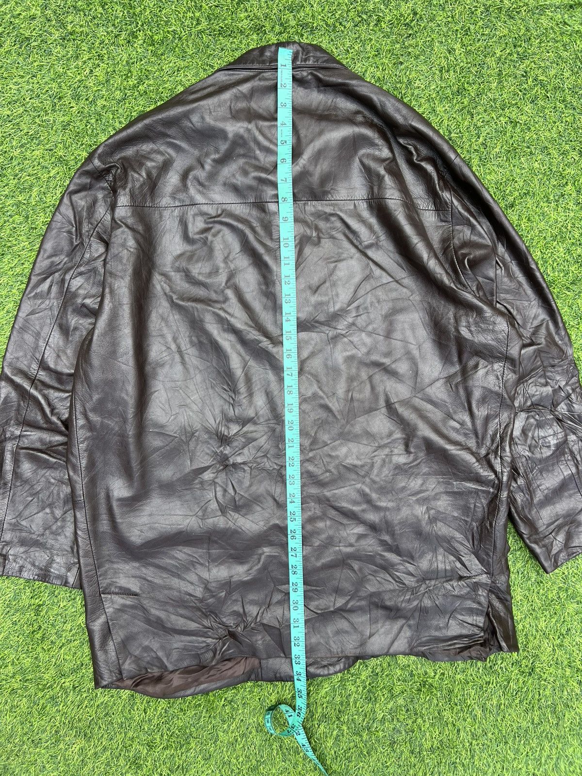 Lanvin Vintage Lanvin Sports Italian Leather Car Coat - Large Size US L / EU 52-54 / 3 - 16 Thumbnail