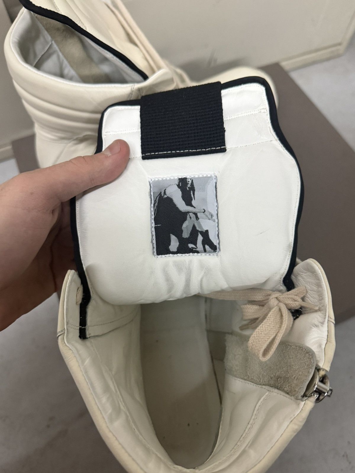 Rick Owens Rick Owens Milk White Geo Basket Size US 8 / EU 41 - 5 Thumbnail