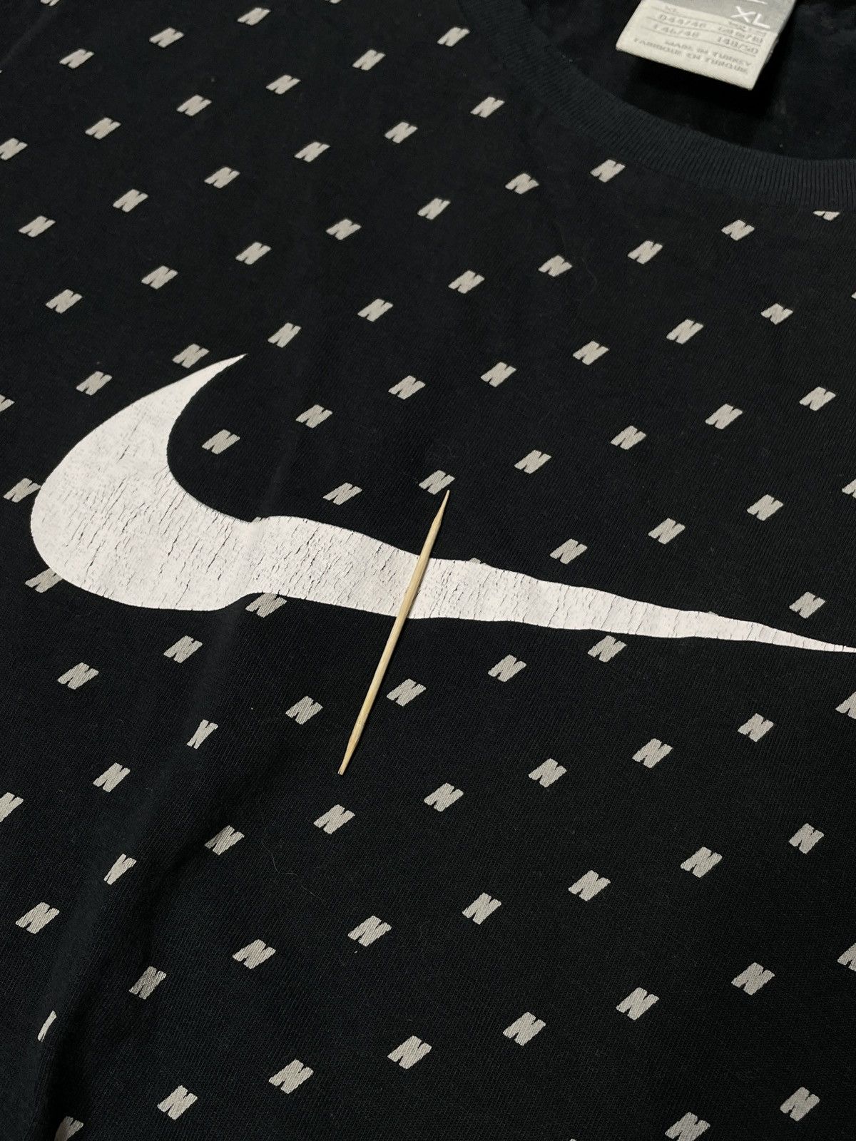 Nike Nike Vintage Y2K Tee Swoosh Logo Monogram Hype Size XS / US 0-2 / IT 36-38 - 8 Thumbnail