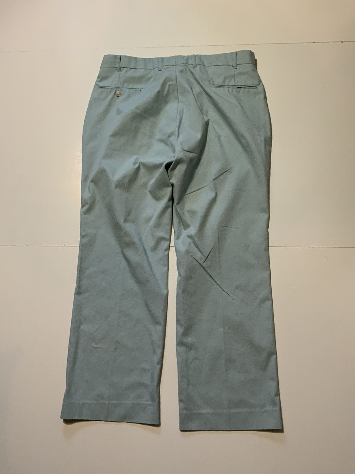 Vintage VTG 80s On Course Wide Leg Golf YKK Zipper Chino Work Pants Size US 36 / EU 52 - 3 Thumbnail