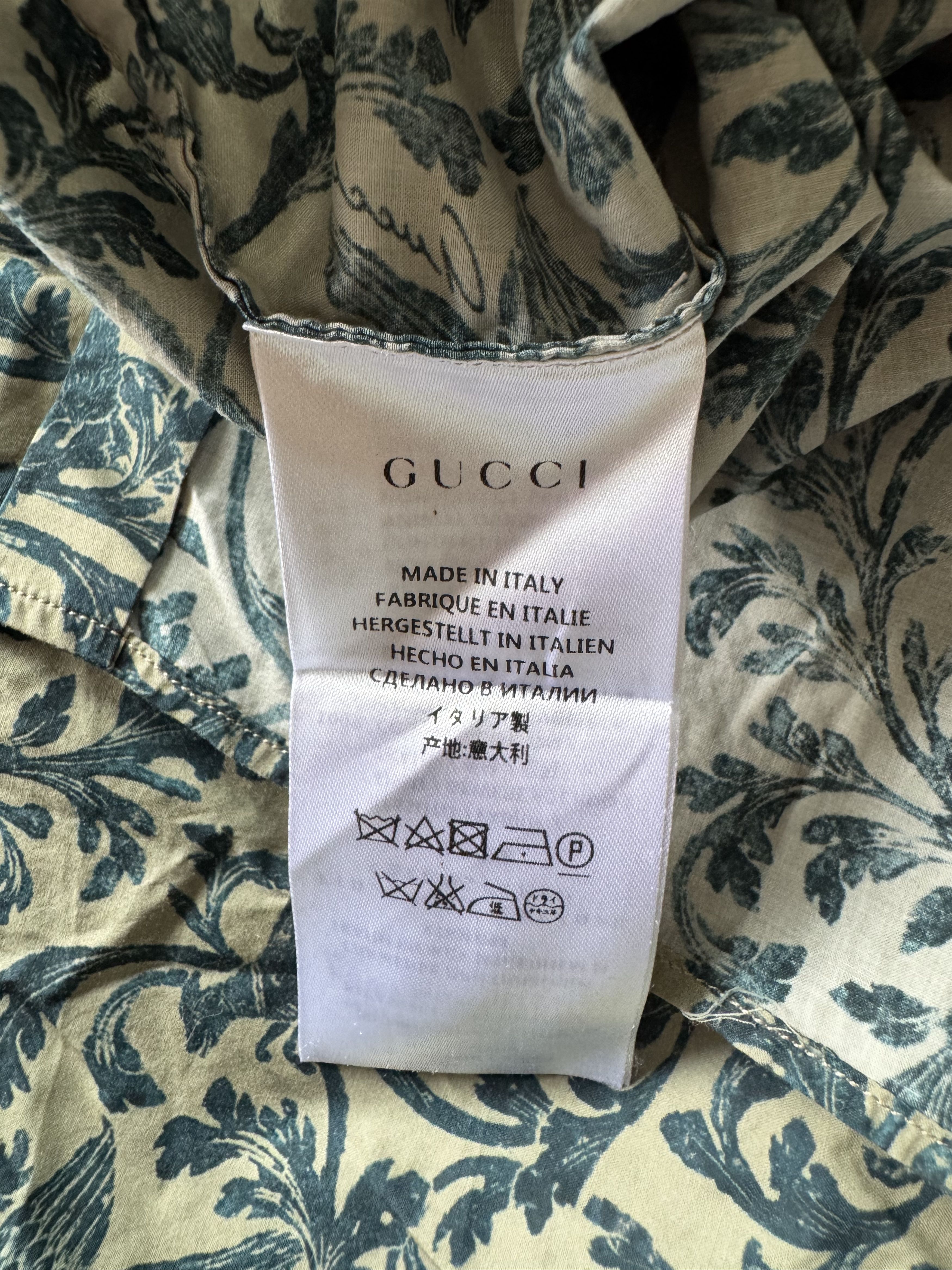 Gucci Cambridge Paisley Shirt Size US M / EU 48-50 / 2 - 18 Thumbnail
