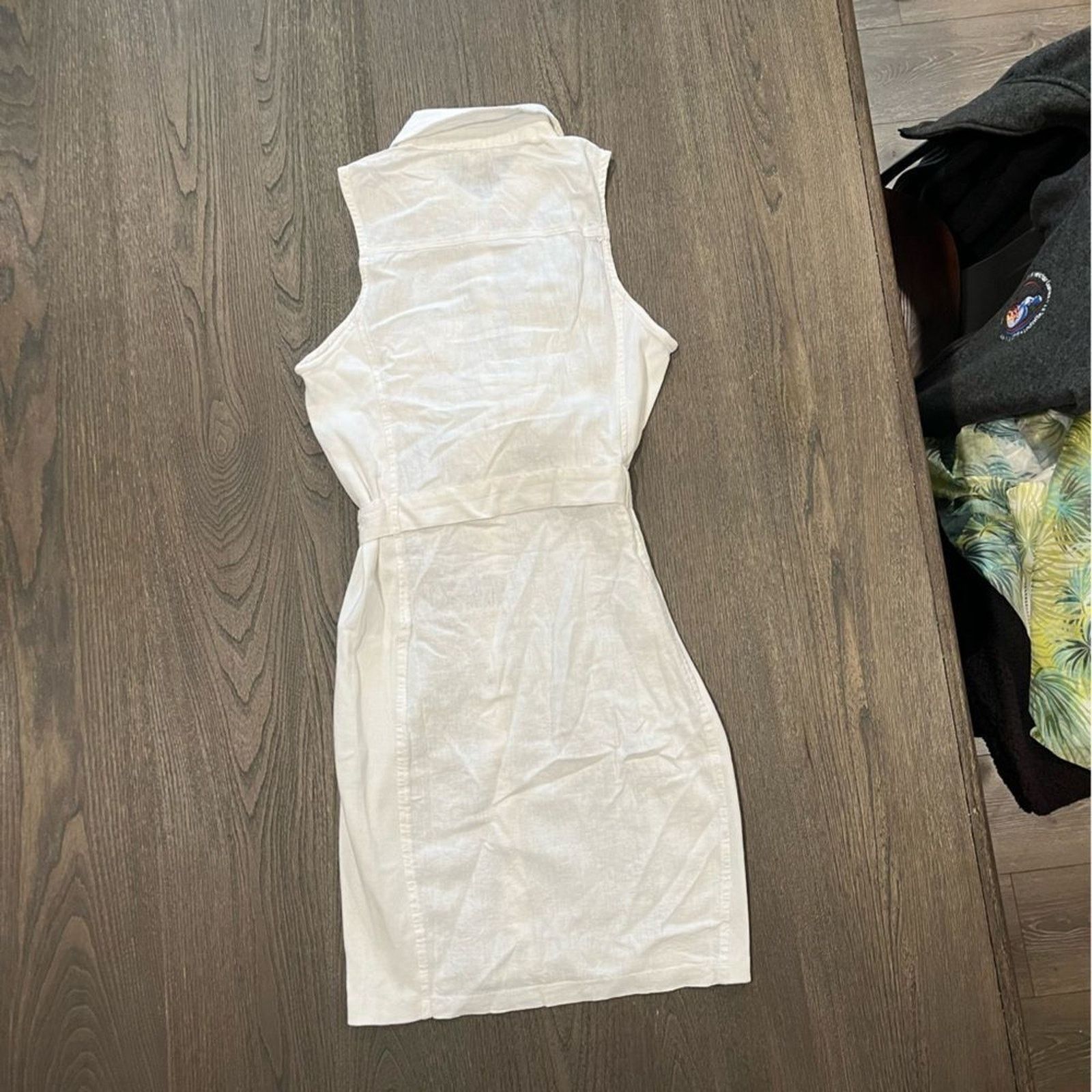 Guess NWOT Guess Los Angeles Collared Utility Tie Waist Dress Size M / US 6-8 / IT 42-44 - 7 Thumbnail