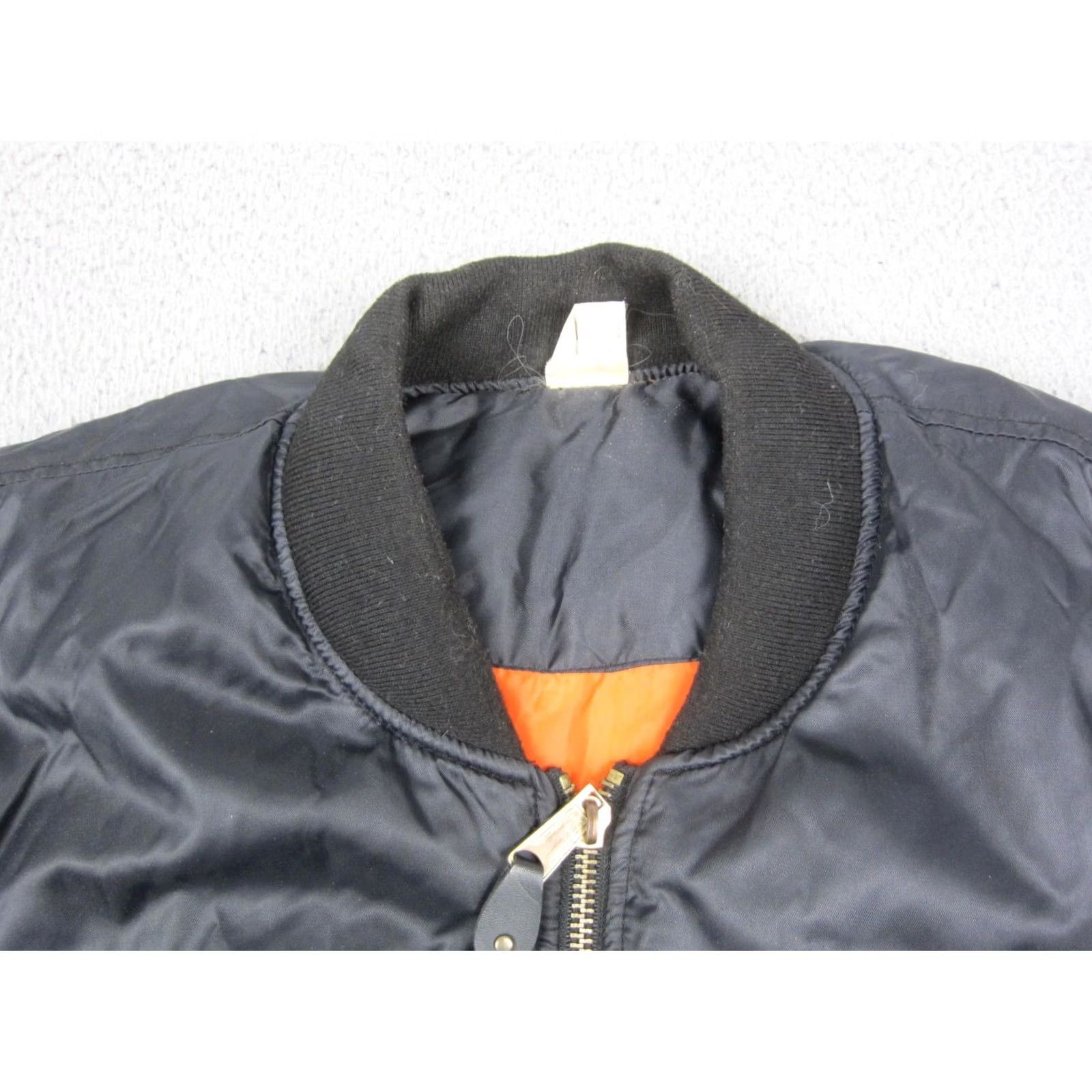 Vintage VINTAGE Bomber Jacket Men XL Blue Orange Reversible Full Zip Flight Size US XL / EU 56 / 4 - 3 Thumbnail