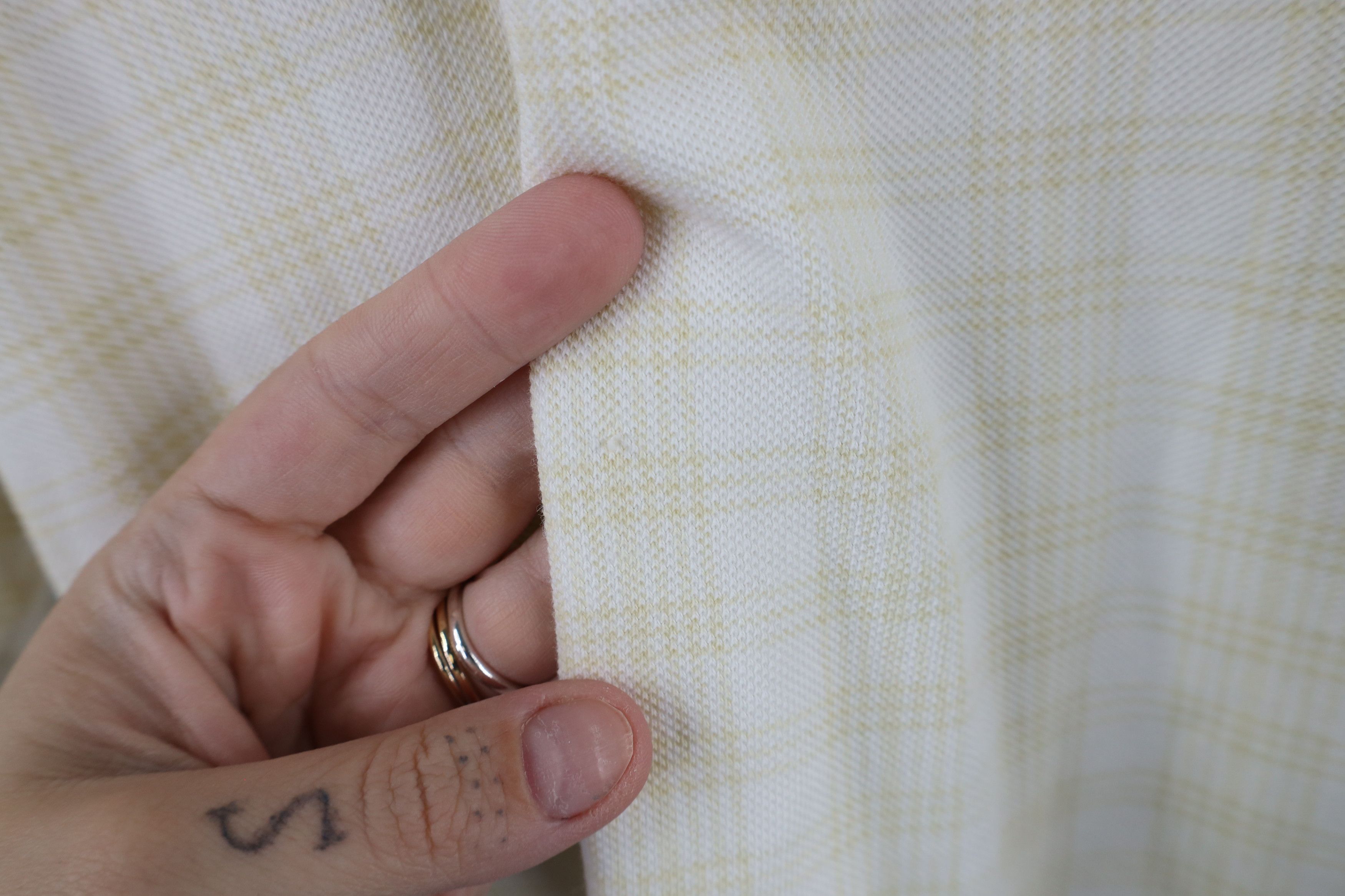 Vintage Vintage 90s Streetwear Plaid Pique Cotton Golf Polo Shirt Size US XXL / EU 58 / 5 - 9 Thumbnail