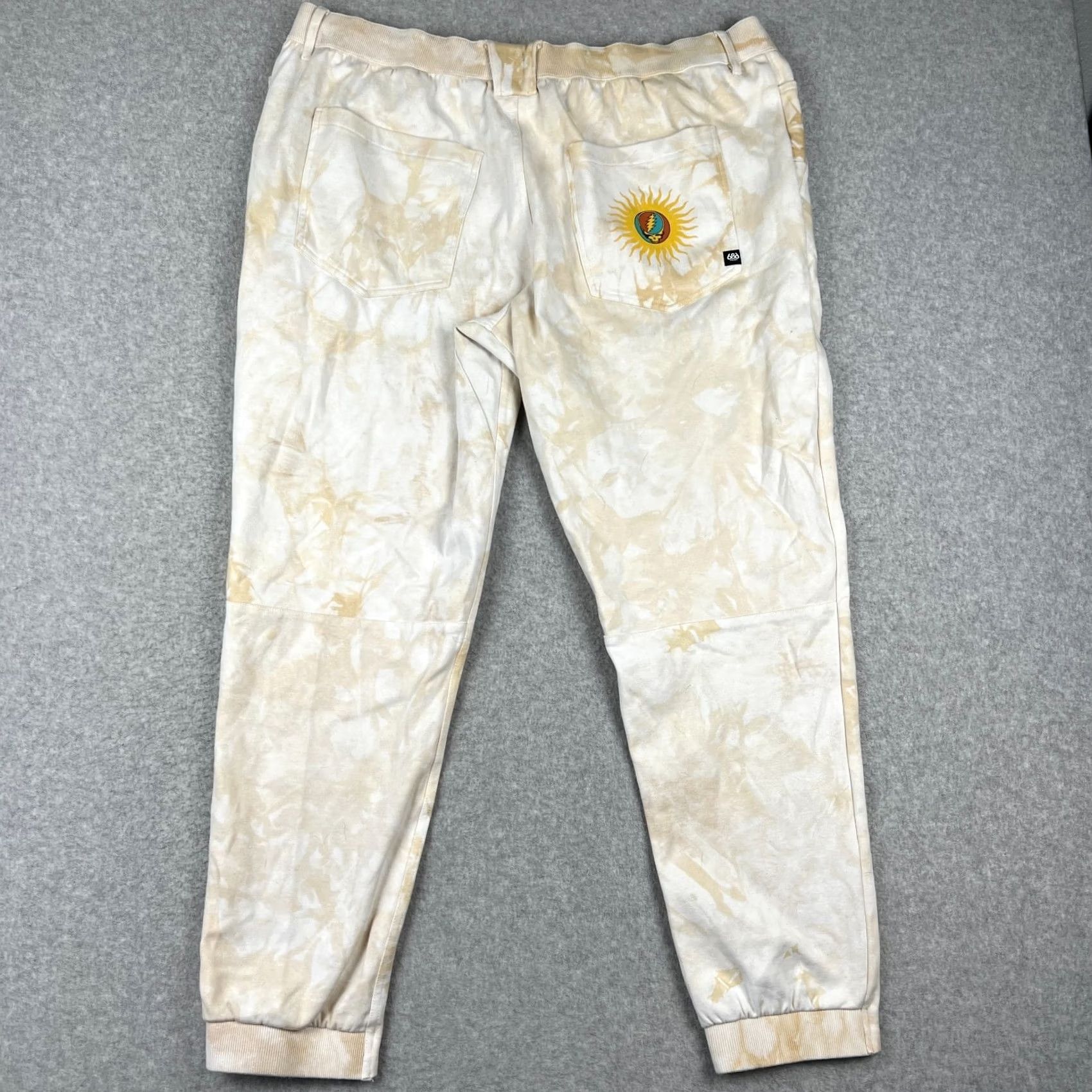 686 686 Grateful Dead Double Knit Jogger Sweatpants Men 2XL Everywhere Dancing Bears Size US 39 - 2 Thumbnail