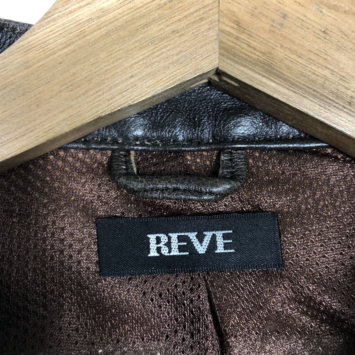 Japanese Brand 🔥90’s Vintage Cropped Biker Leather Jacket Reve Japan Made Size M / US 6-8 / IT 42-44 - 12 Thumbnail