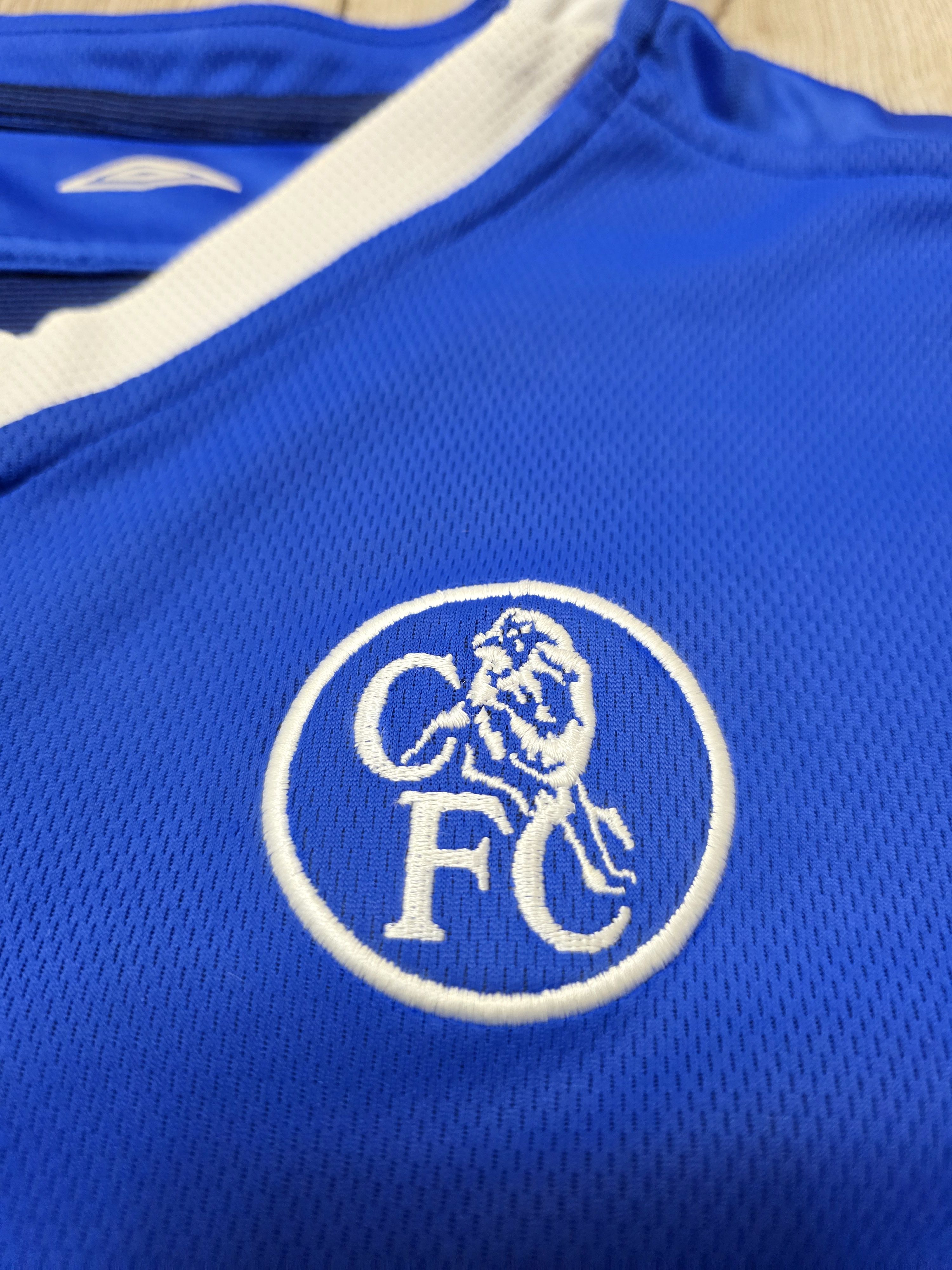Chelsea Soccer CHELSEA 2003 2005 VINTAGE HOME FOOTBALL SHIRT SOCCER JERSEY Size US S / EU 44-46 / 1 - 4 Thumbnail
