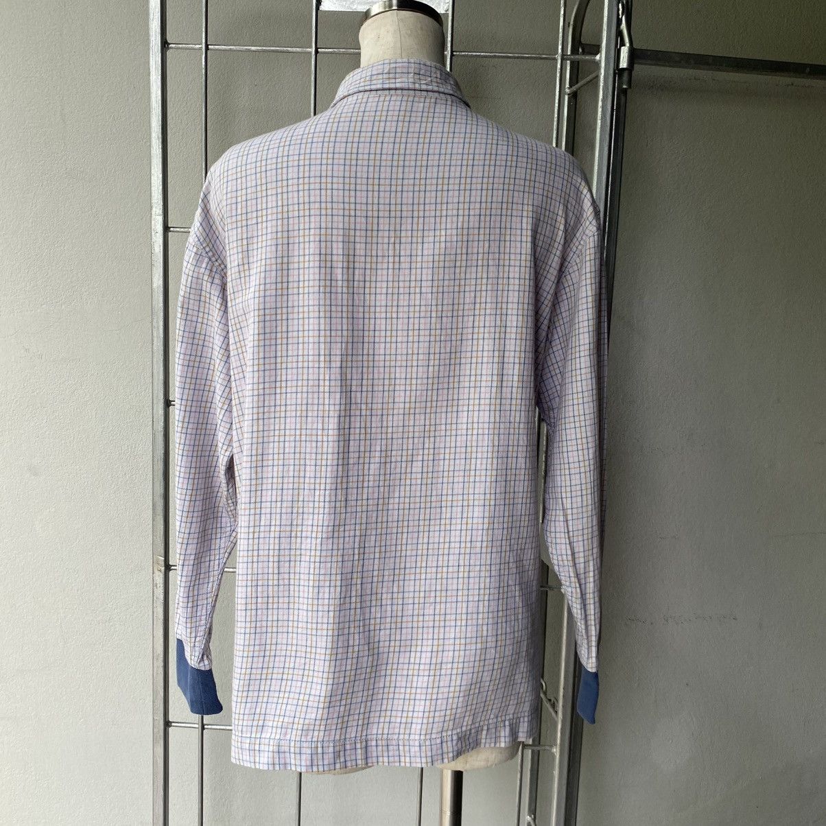 Ne-Net Né-net Checkered Long Sleeve Shirt with Bear Embroidery Size US M / EU 48-50 / 2 - 19 Thumbnail