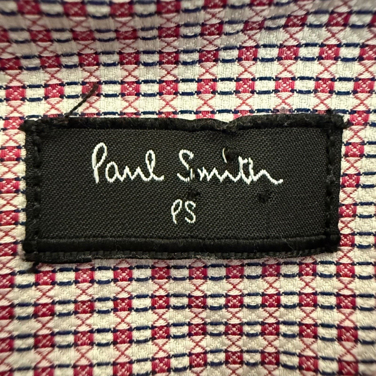 Other Paul Smith Mens Medium Red Micro Check Button Up Shirt Size US M / EU 48-50 / 2 - 2 Thumbnail