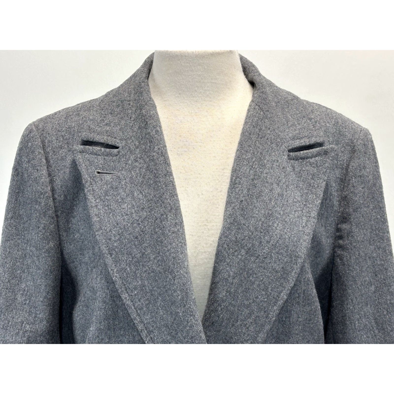 Pendleton Vtg Pendleton Coat Women’s Sz 16 Grey 100% Virgin Wool Trench Double Breasted Size XXL / US 16-18 / IT 52-54 - 5 Thumbnail