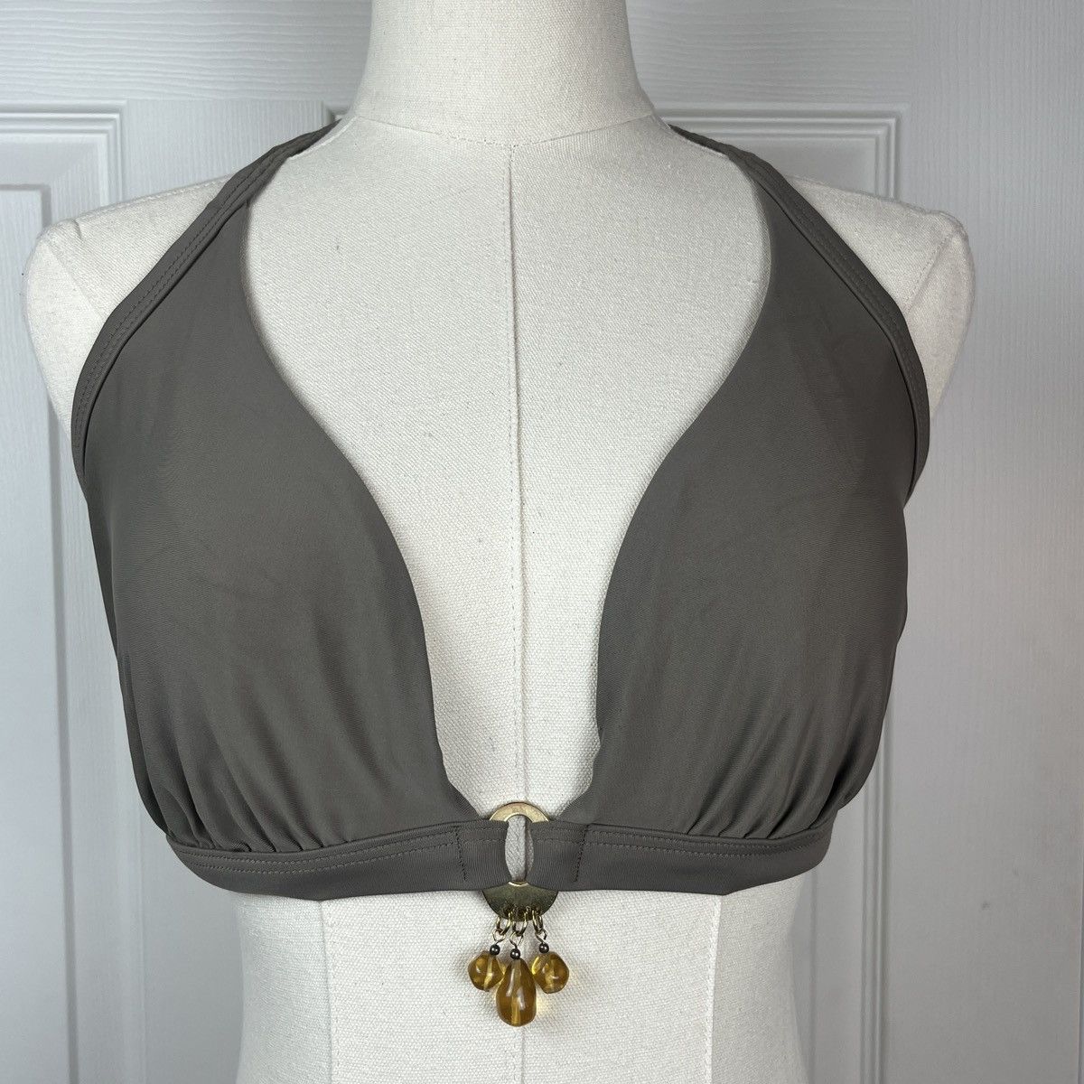 Other Storm in a D Cup brown beaded bikini top Size M / US 6-8 / IT 42-44 - 1 Thumbnail