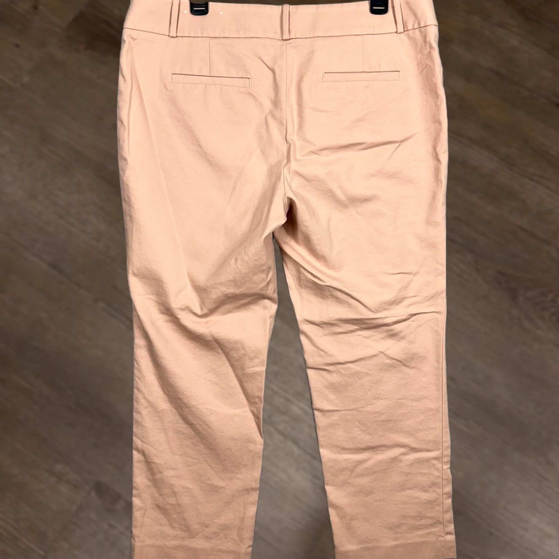 Loft LOFT Marisa Pants Women 14 Peach Pink Cropped Stretch Trousers Flat Front Casual Size 36" / US 14 / IT 50 - 1 Thumbnail