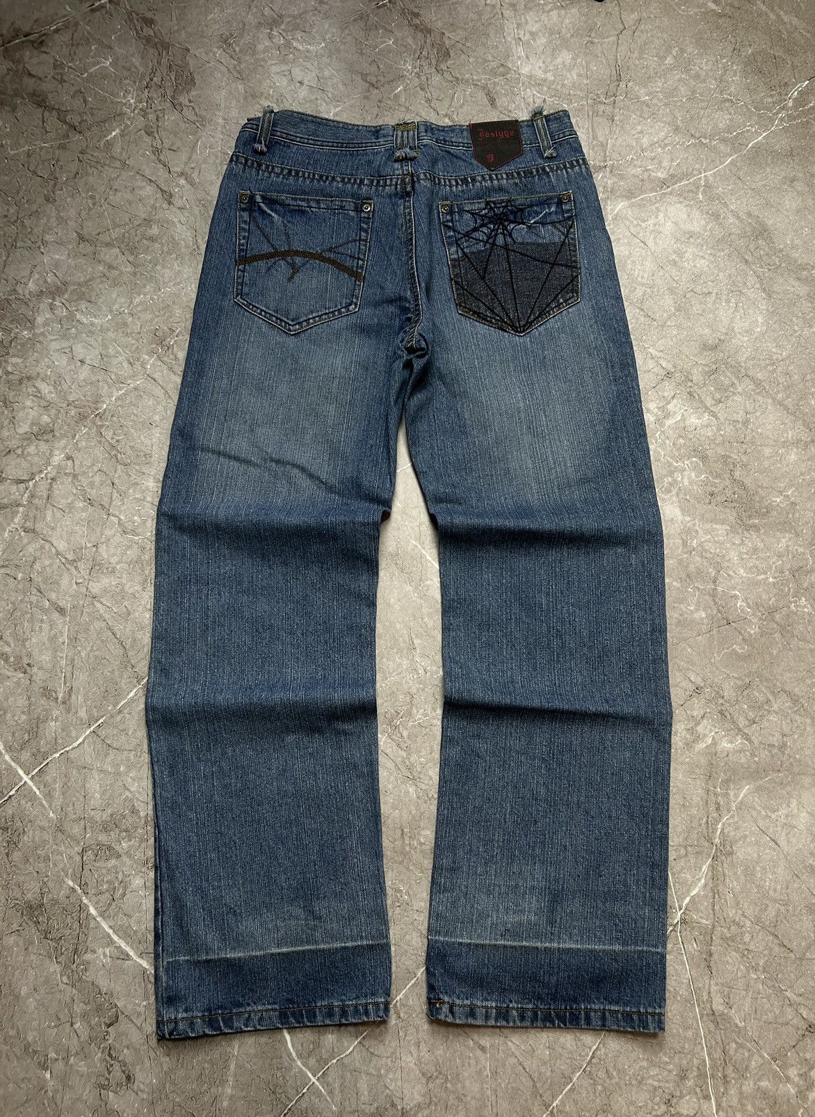 Designer × Japanese Brand Jaslyge Vintage Baggy Y2K Jeans Size US 36 / EU 52 - 5 Thumbnail
