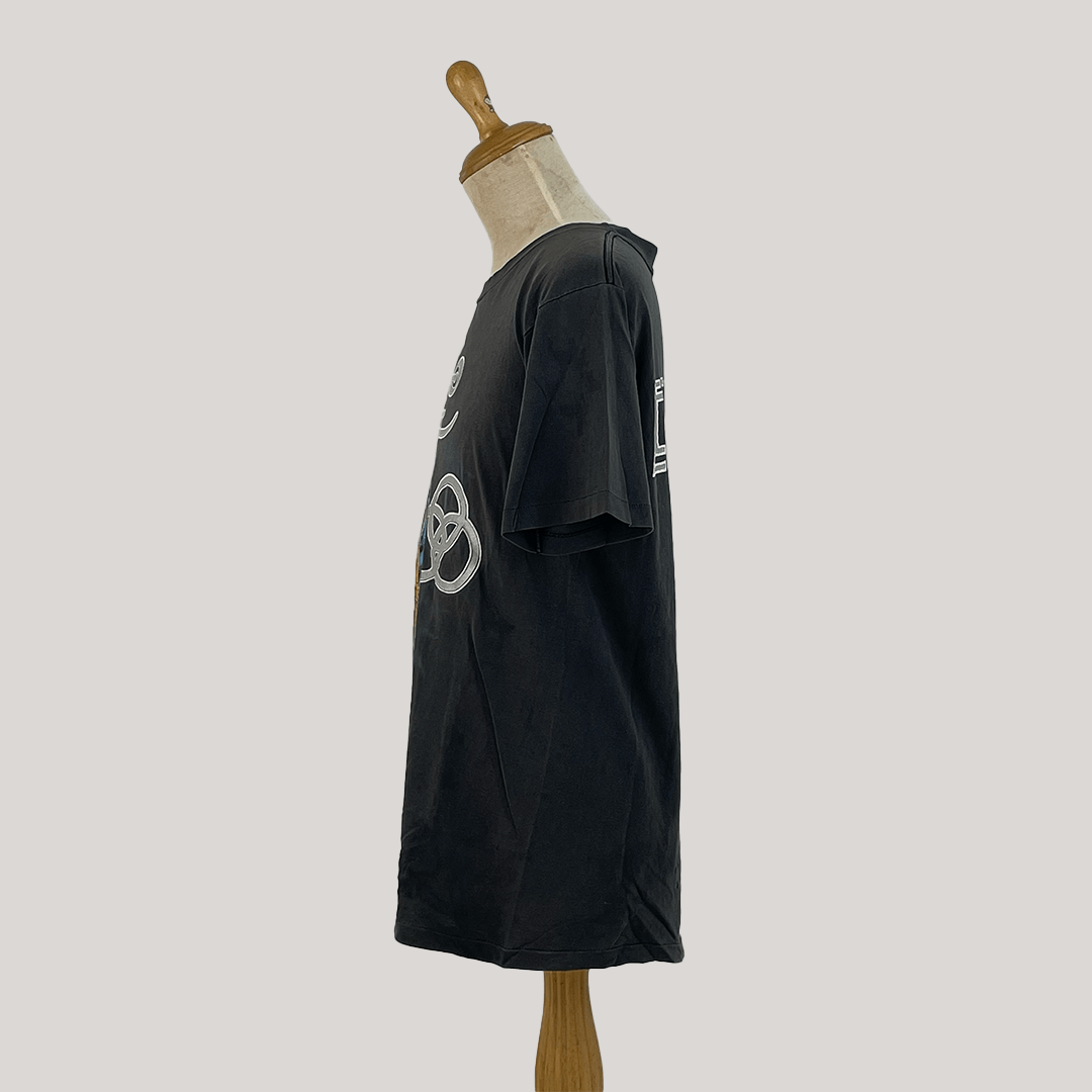 Led Zeppelin × Vintage Vintage 90s Led Zeppelin Zoso Wizard Winterland Size US M / EU 48-50 / 2 - 2 Thumbnail
