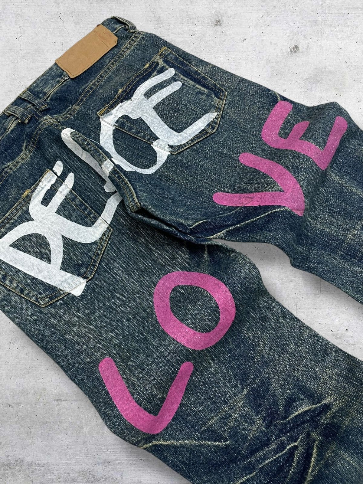 Hysteric Glamour POINT LOMA 1990S JAPAN DESIGNER PEACE&LOVE DAICOCK DENIM Size US 33 - 5 Thumbnail