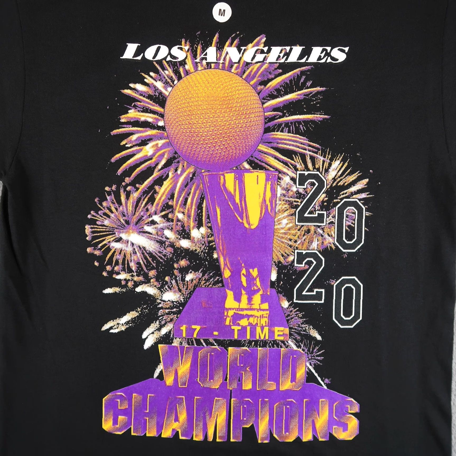Undefeated Undefeated Lakers Shirt Mens M Medium NBA 2020 Champions Graphic Print Black Crew Neck Short Sleeve Cotton T-Shirt Size US M / EU 48-50 / 2 - 3 Thumbnail