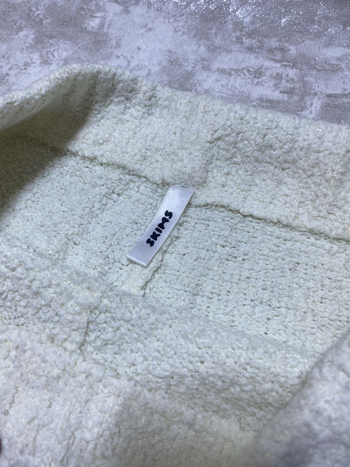 SKIMS SKIMS Cozy Knit Pants Bone White Authentic Kim Kardashian Size 38" / US 16 / IT 52 - 4 Thumbnail