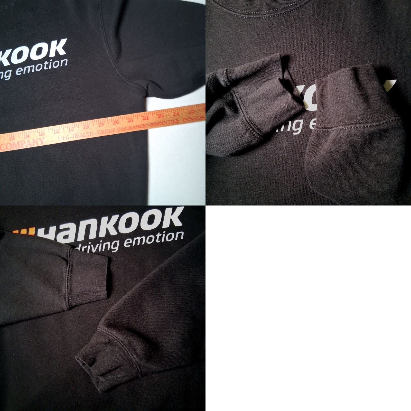 Vintage Hankook Tires Sweatshirt Men M Black Pullover Crew Neck Size US M / EU 48-50 / 2 - 8 Thumbnail