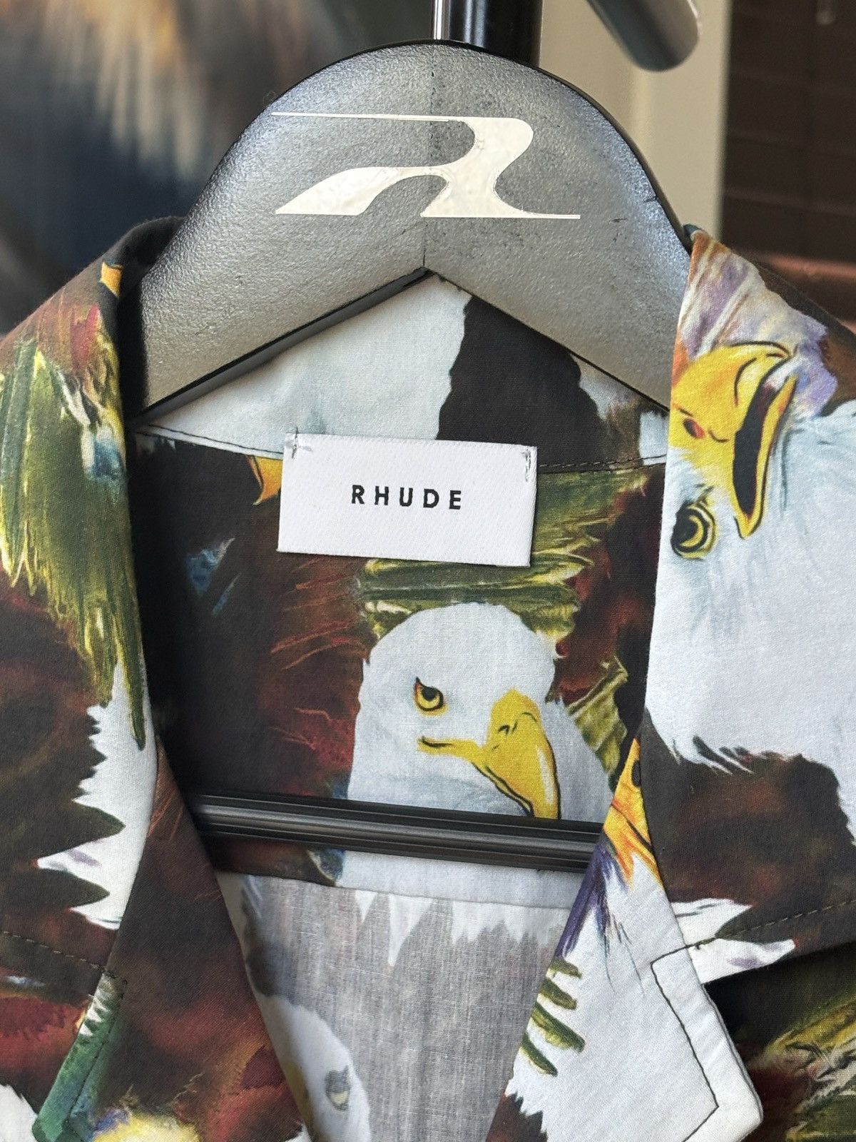 Rhude LIMITED EDITION - EAGLE DREAMS GRAPHIC BUTTON UP Size US M / EU 48-50 / 2 - 6 Thumbnail