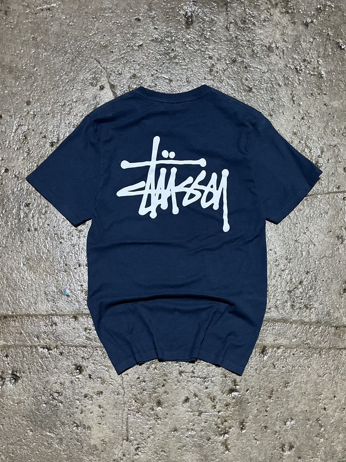 CRAZY Y2K STUSSY SKATER TEE LOGO STREETWEAR
