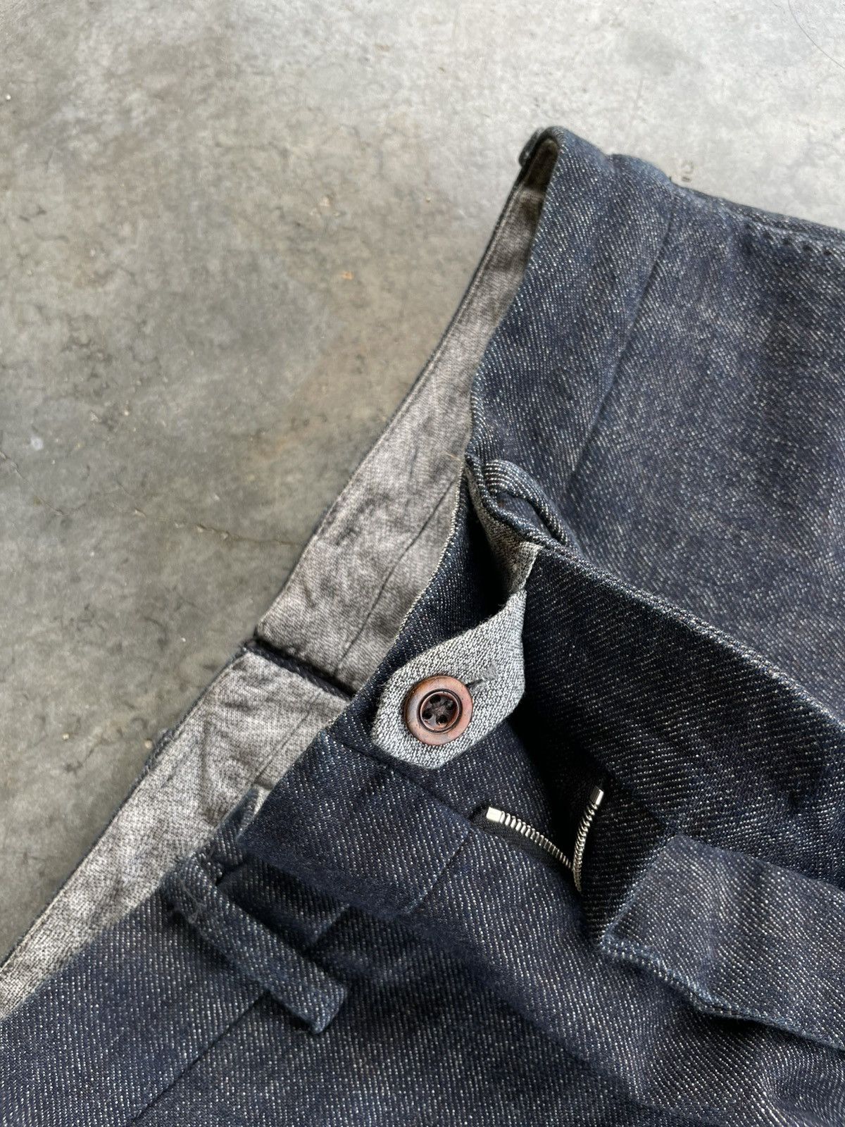 45rpm × Japanese Brand × Vintage Indigo Denim Trousers Pant by 45rpm Size US 30 / EU 46 - 12 Thumbnail