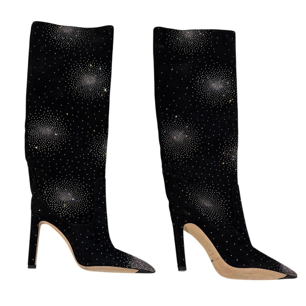 Jimmy Choo *DS24 JIMMY CHOO 2 Left Mavis Knee High Boots Size 37 Size US 6 / IT 36 - 1 Thumbnail