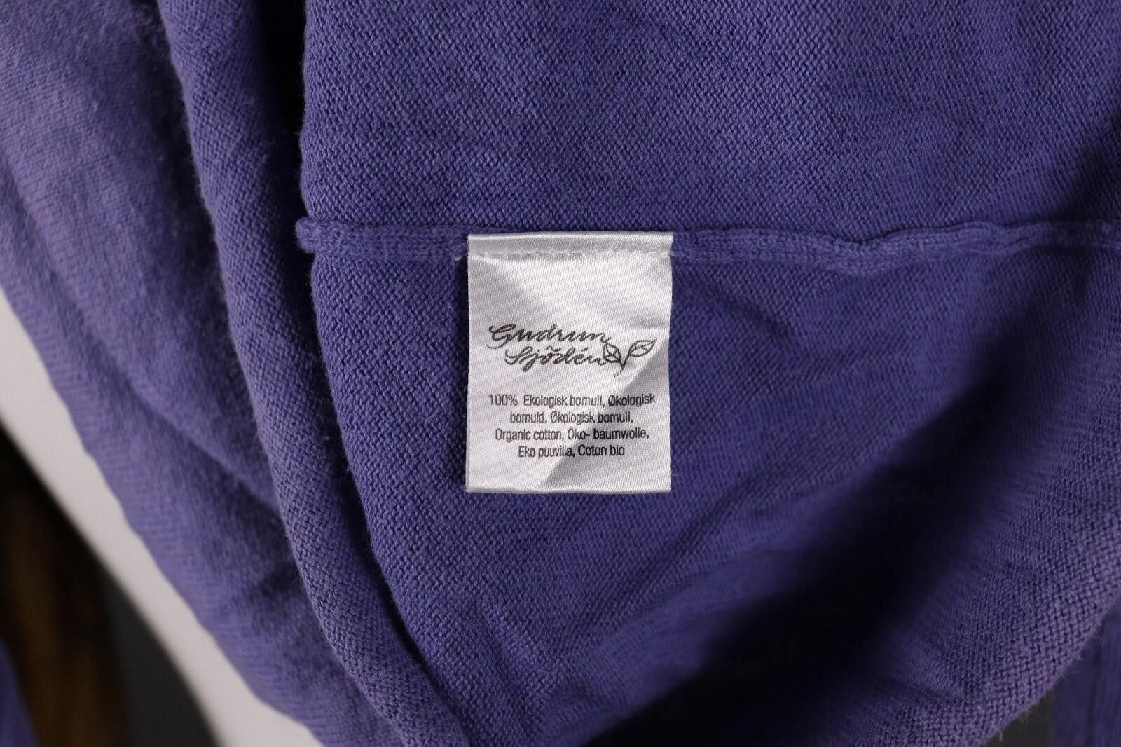 Designer Gudrun Sjoden Blue Knit Cardigan Sweater Size L Size L / US 10 / IT 46 - 10 Thumbnail