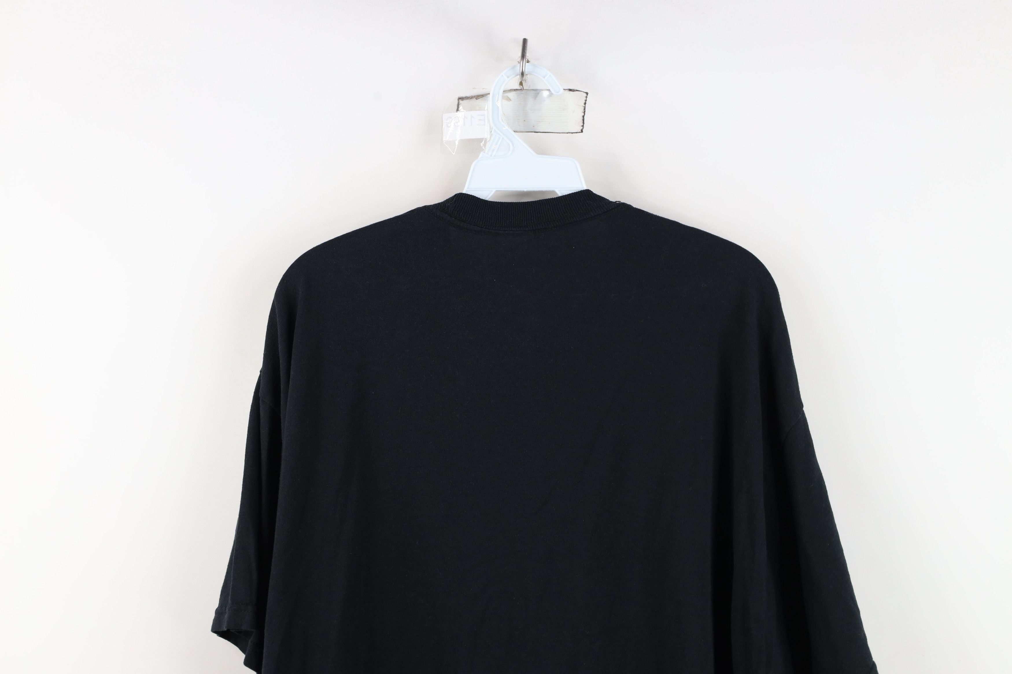 Vintage Vintage 90s Y2K Streetwear Blank Heavyweight T-Shirt Black Size US XL / EU 56 / 4 - 13 Thumbnail