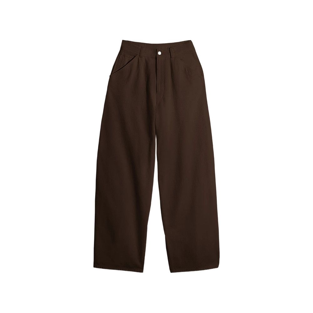 Lemaire BROWN Trousers - Straight Trousers