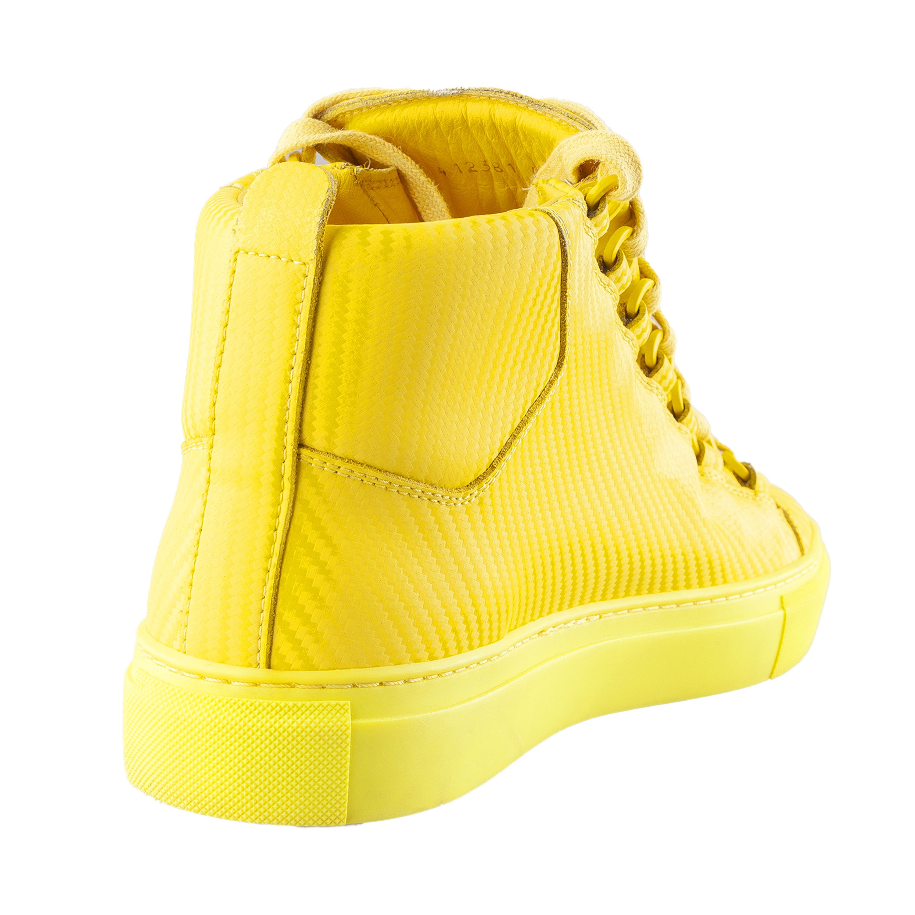 Balenciaga Balenciaga Arena Low Yellow Leather Shoes (40 IT/ 41 EU) Size US 7.5 / EU 40-41 - 6 Thumbnail