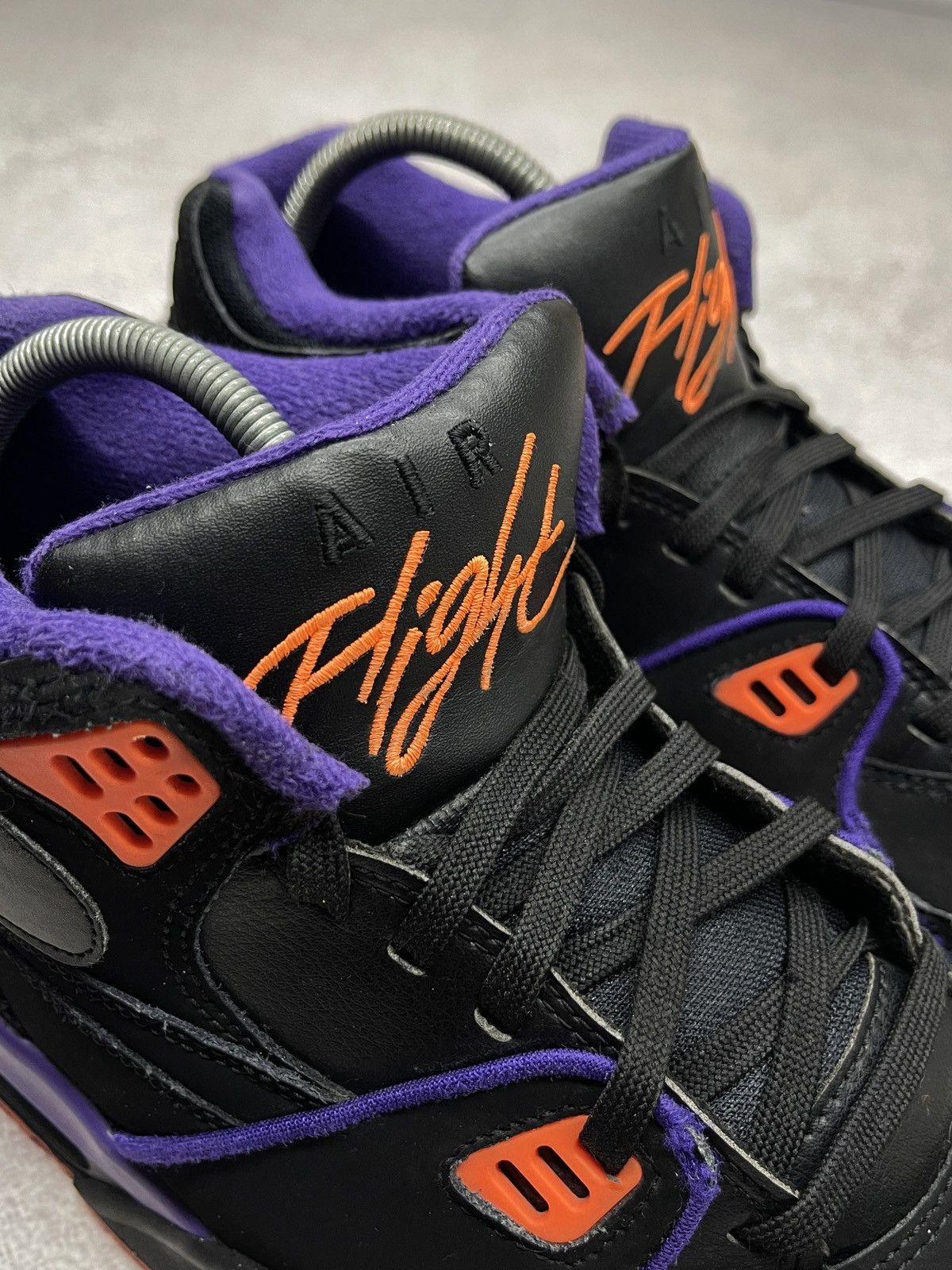 Nike Nike Air Flight 89 Court Purple Black Sneakers Basketball Size US 10 / EU 43 - 9 Thumbnail