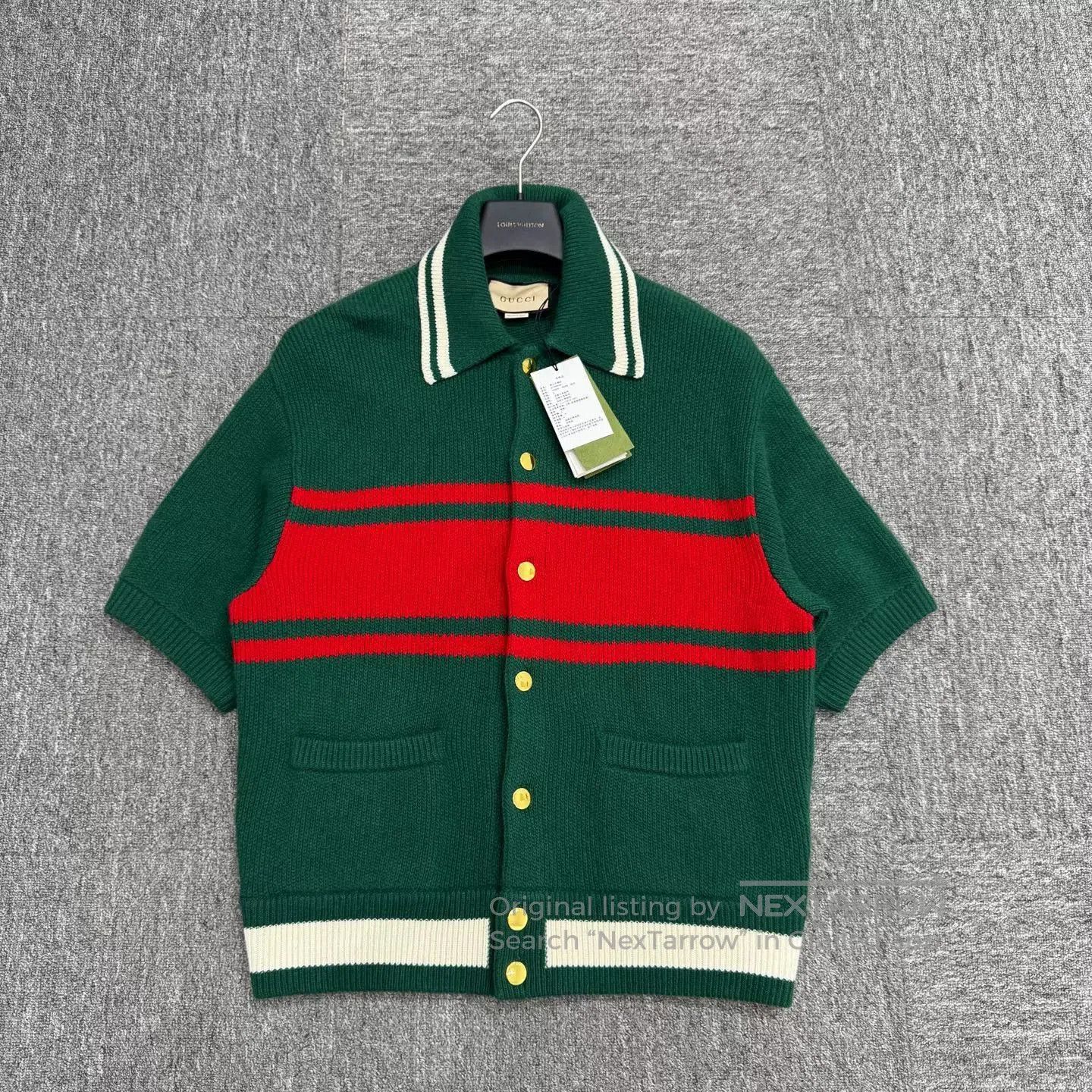 Gucci Gucci Colorblock Wool Knit Short-Sleeve. Size US S / EU 44-46 / 1 - 1 Thumbnail