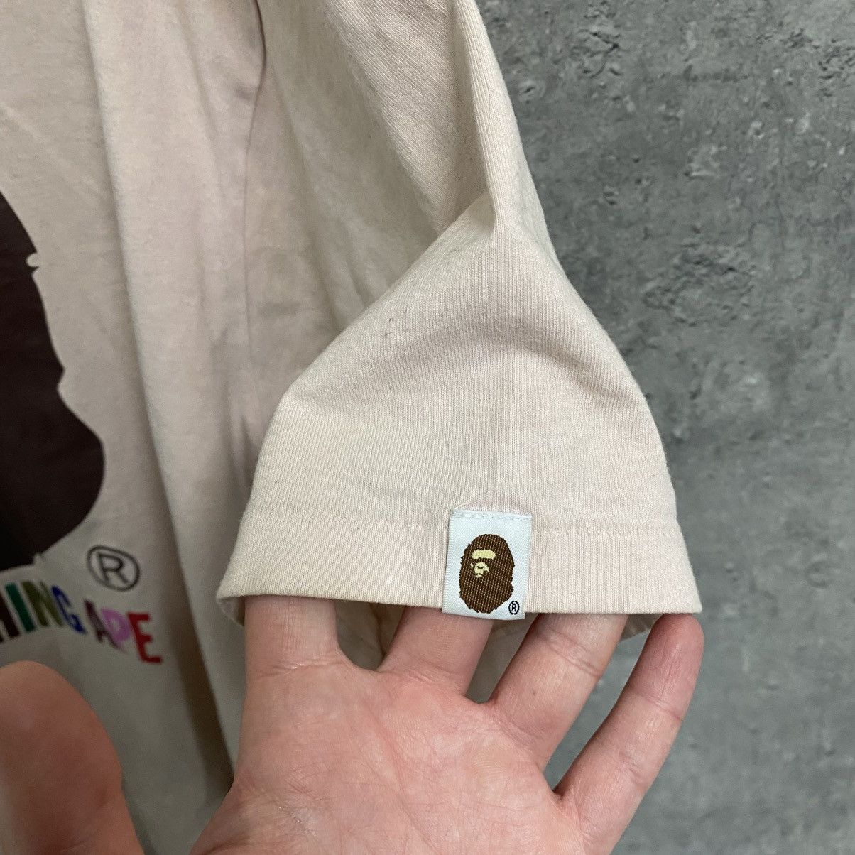 Bape A Bathing Ape Big Head Bape T-Shirt Big Logo Size US L / EU 52-54 / 3 - 7 Thumbnail