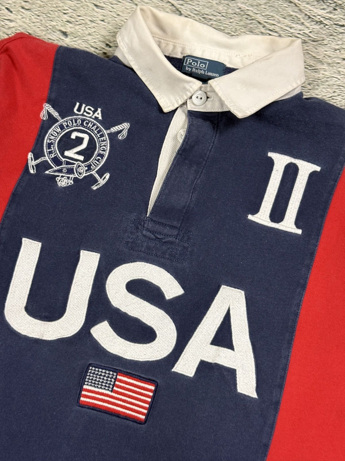 Ralph Lauren Chief Keef Polo Ralph Lauren USA longsleeve navy big logo Size US XS / EU 42 / 0 - 2 Thumbnail