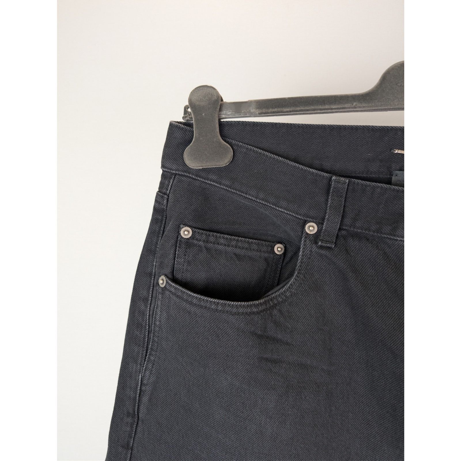 Saint Laurent Paris o1rshd1 Lame Orghini Baggy Ballon Denim Pants in Ewan Black Size US 32 / EU 48 - 6 Thumbnail