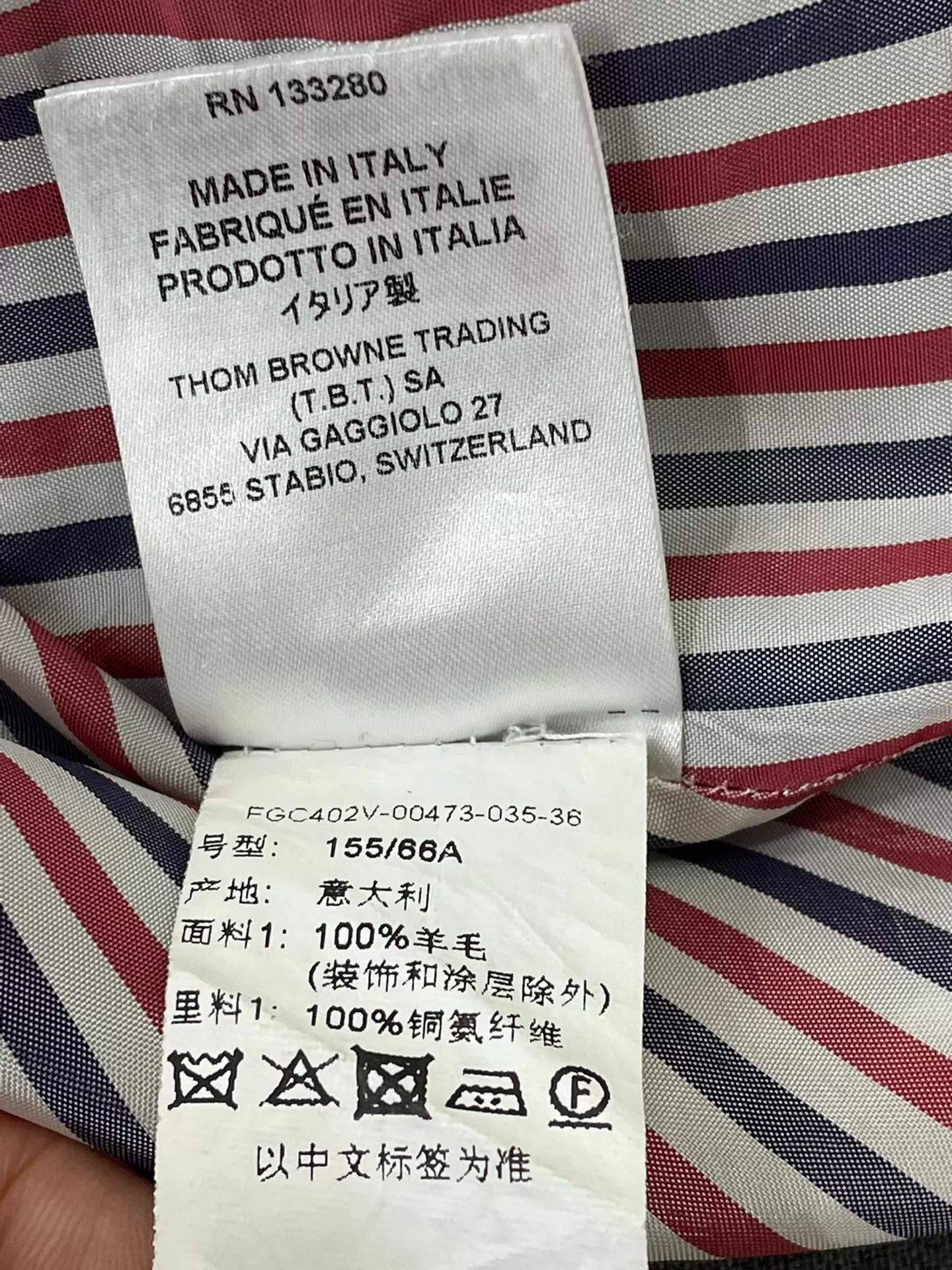 Thom Browne Thom Browne women's gray pleated skirt 36 Size 25" / US 0 / IT 36 - 7 Thumbnail