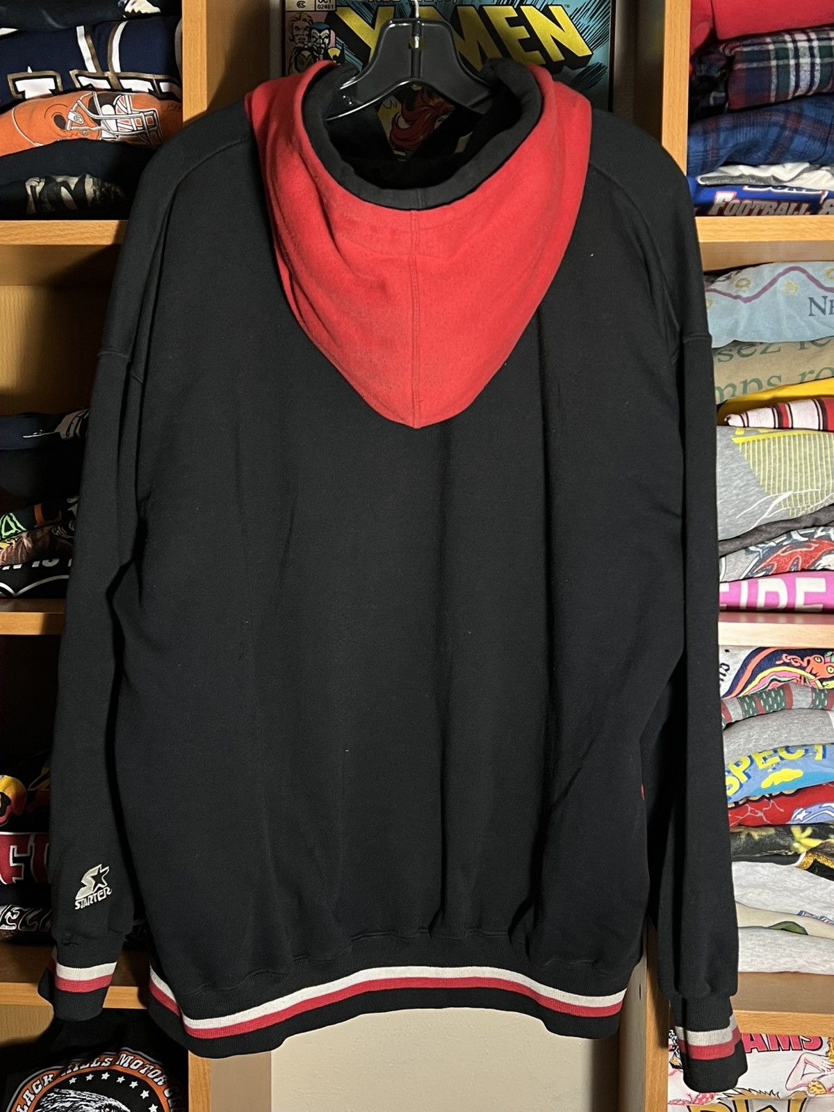 Starter Vintage Starter NBA Portland Trailblazers Double Hoodie Size US XL / EU 56 / 4 - 5 Thumbnail