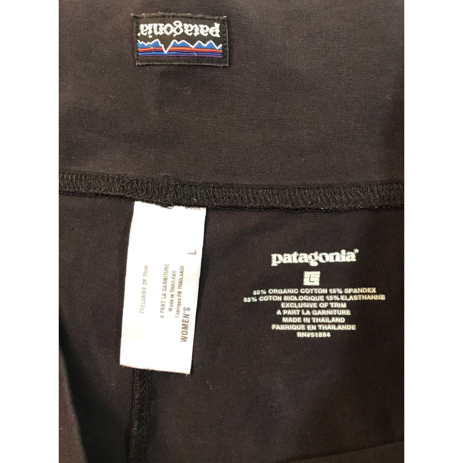 Patagonia Patagonia Pants Yoga Womens L Black Pull On Casual Athletic Knit 28 In Inseam Regular Size L Logo Size 30" / US 8 / IT 44 - 2 Thumbnail