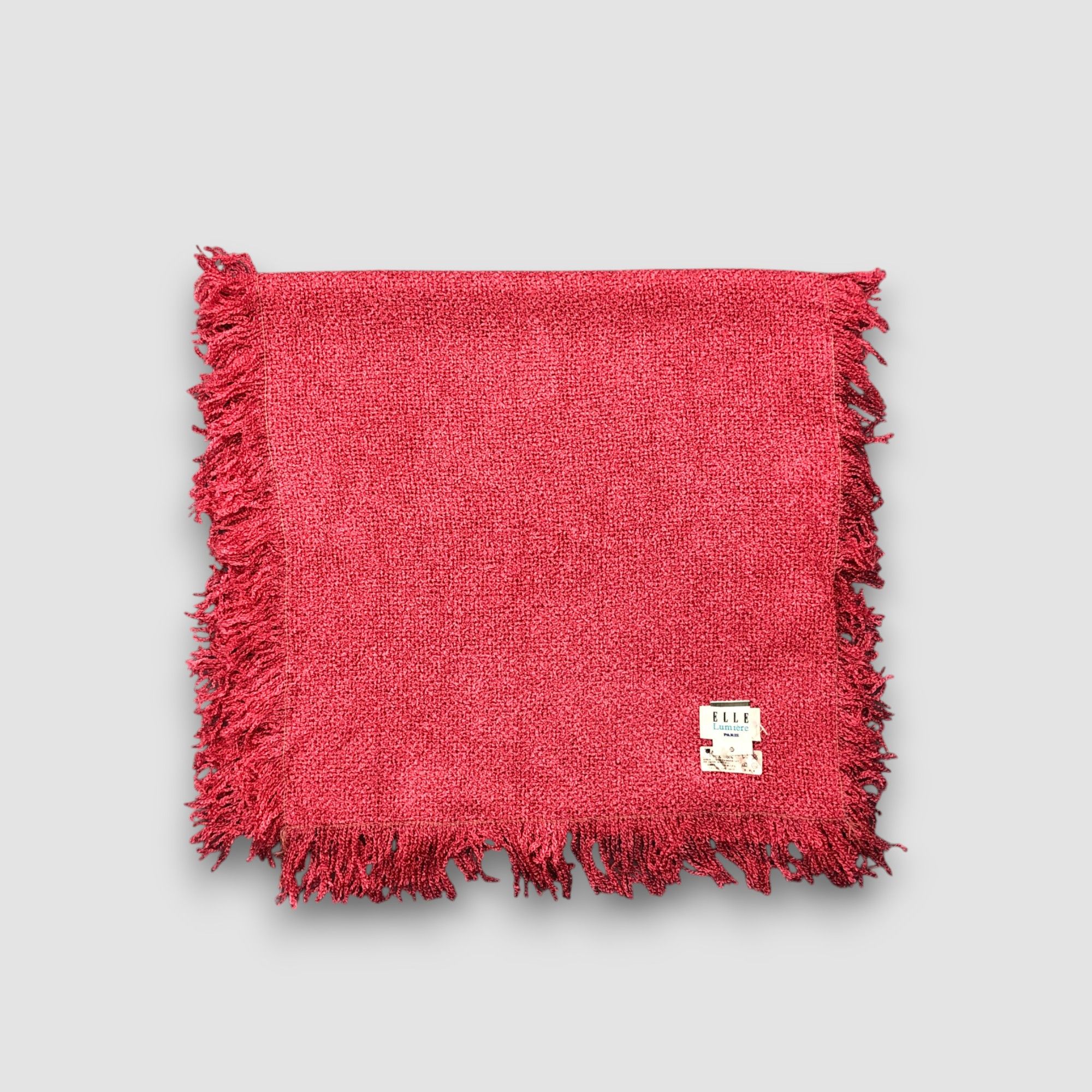 Japanese Brand Vintage Elle Lumiere Scarf Muffler Knit Warmer Wool Scarves Size ONE SIZE - 2 Thumbnail